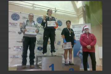 Karácsonyi Valentina ezüstérmes