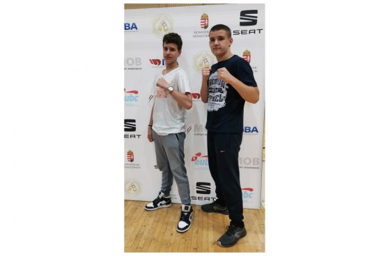 Két Boxvilág versenyző a Bornemissza Emlékversenyen